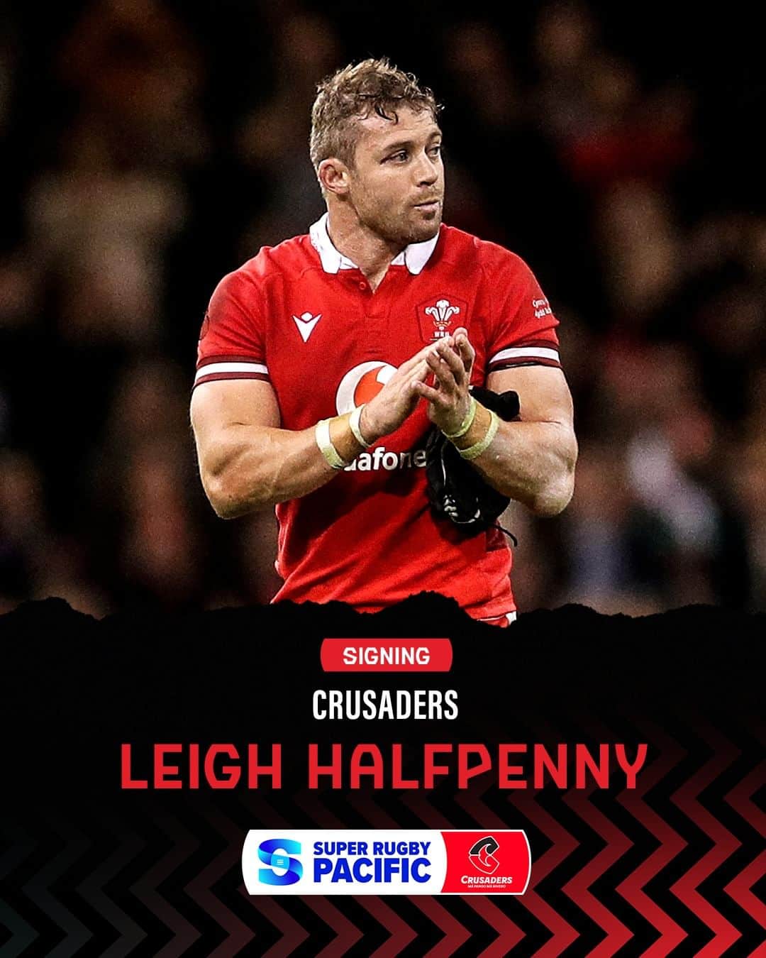 Super Rugbyのインスタグラム：「@crusadersrugbyteam secure the services of storied Welsh international Leigh Halfpenny 📝🏴󠁧󠁢󠁷󠁬󠁳󠁿」