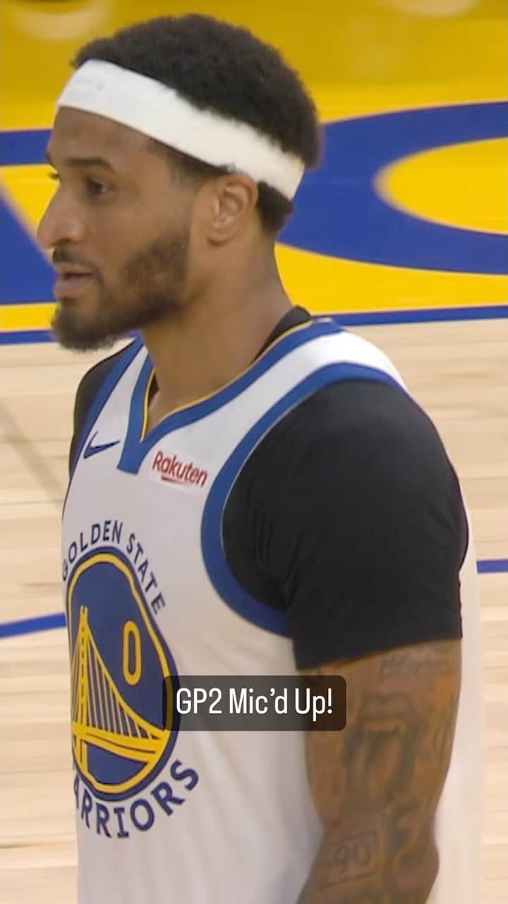 NBAのインスタグラム：「🗣️ @garydwayne brings the energy! 🎙️   @warriors visit Cleveland: 6:00pm/et on the NBA App」