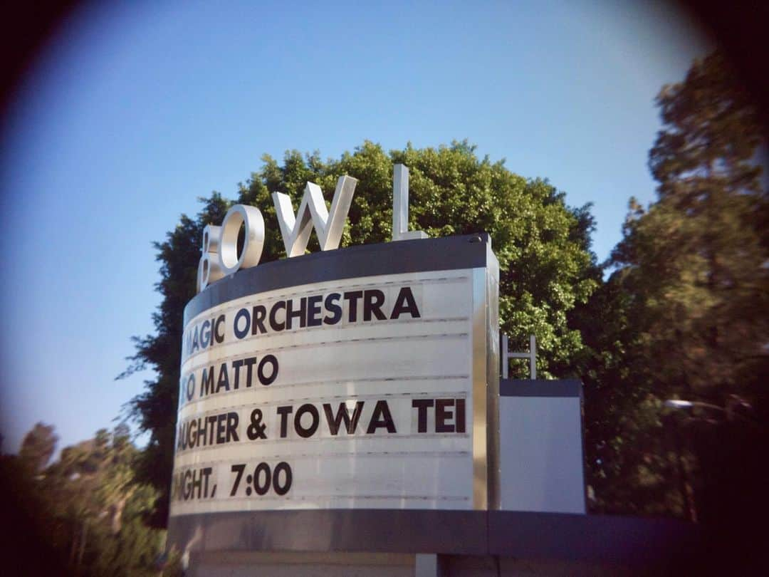 テイ・トウワさんのインスタグラム写真 - (テイ・トウワInstagram)「20110627 Hollywood Bowl #ymo #towatei_archives」11月6日 4時58分 - towatei