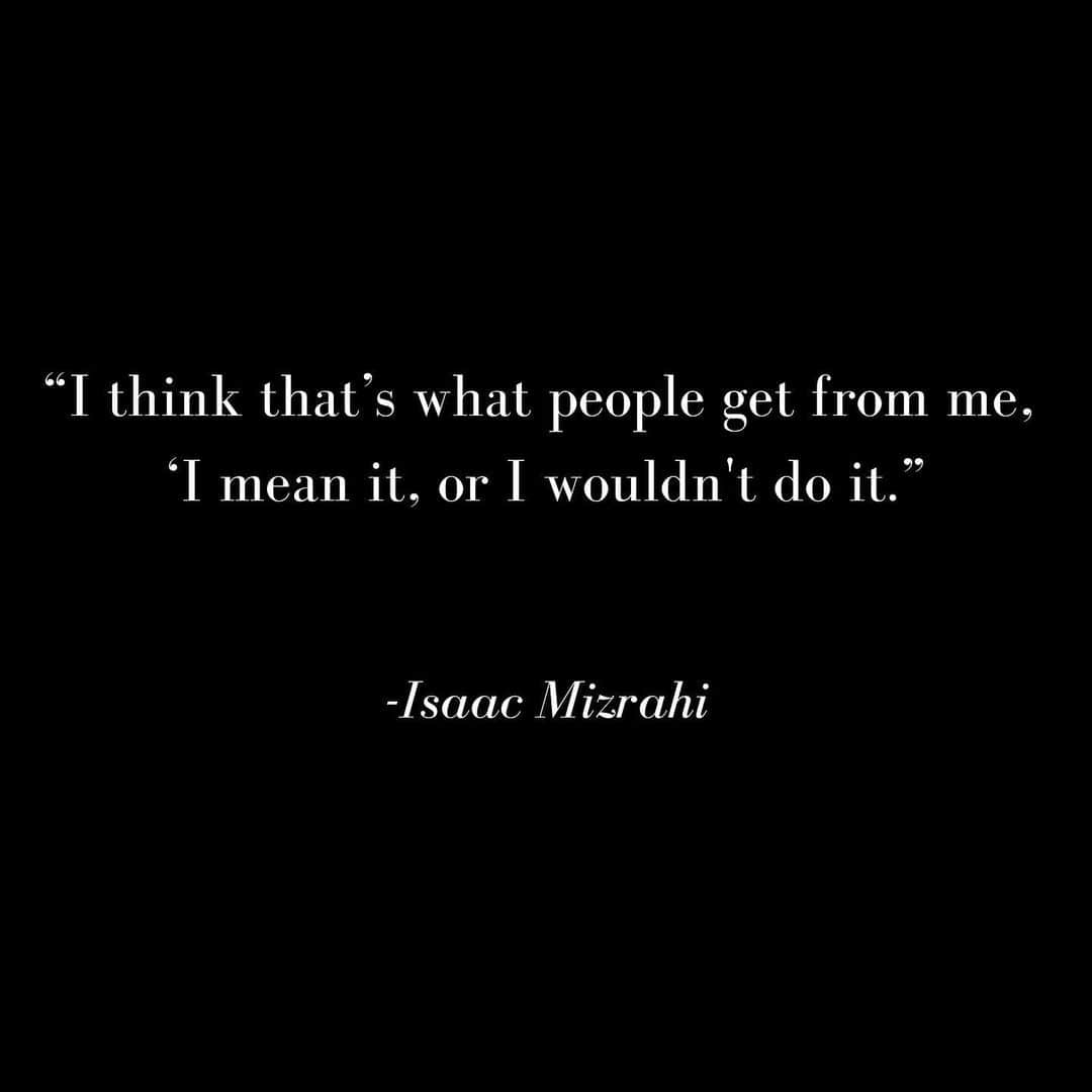 アイザックミズラヒさんのインスタグラム写真 - (アイザックミズラヒInstagram)「A true artist, Isaac designs from the heart! 🖤 Each one of his pieces is curated with incredible passion and care.」11月6日 5時21分 - isaacmizrahiny