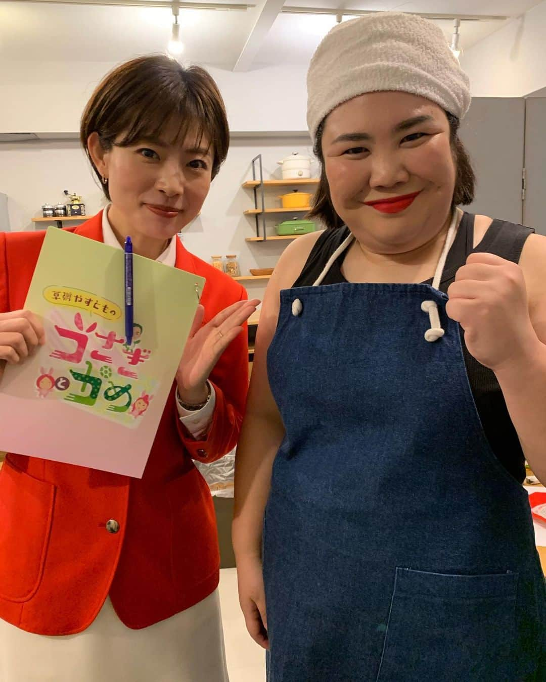 林マオさんのインスタグラム写真 - (林マオInstagram)「今週のうさかめ🐰🐢❤️  本格ちゃんぽん✨対決！  うさぎは #FANTASTICS #澤本夏輝  さん #中島颯太 さん  かめは #紅しょうが #熊元プロレス さん  見どころ盛りだくさんの ちゃんぽん対決！  たくさん、笑いました🤣  今週の日曜日 ひる0時35分〜です！  是非ご覧ください😊❤️  #うさかめ #草彅やすとものうさぎとかめ  #読売テレビ」11月6日 15時31分 - maohayashi_ytv