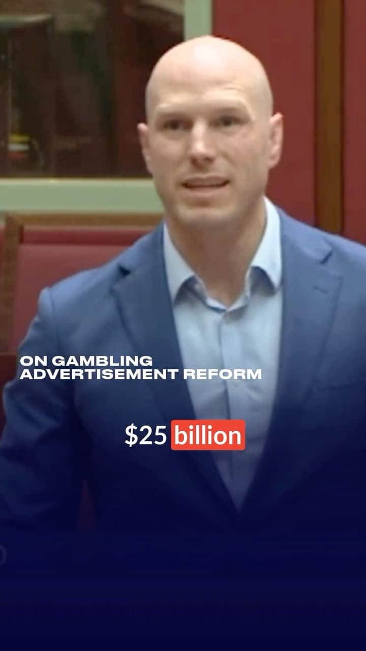 デビッド・ポーコックのインスタグラム：「We have a rare opportunity to achieve multi-partisan agreement on gambling advertising, but it has to actually address the concerns our communites have been raising.  Looking forward to seeing what’s announced in the comings weeks and months.」