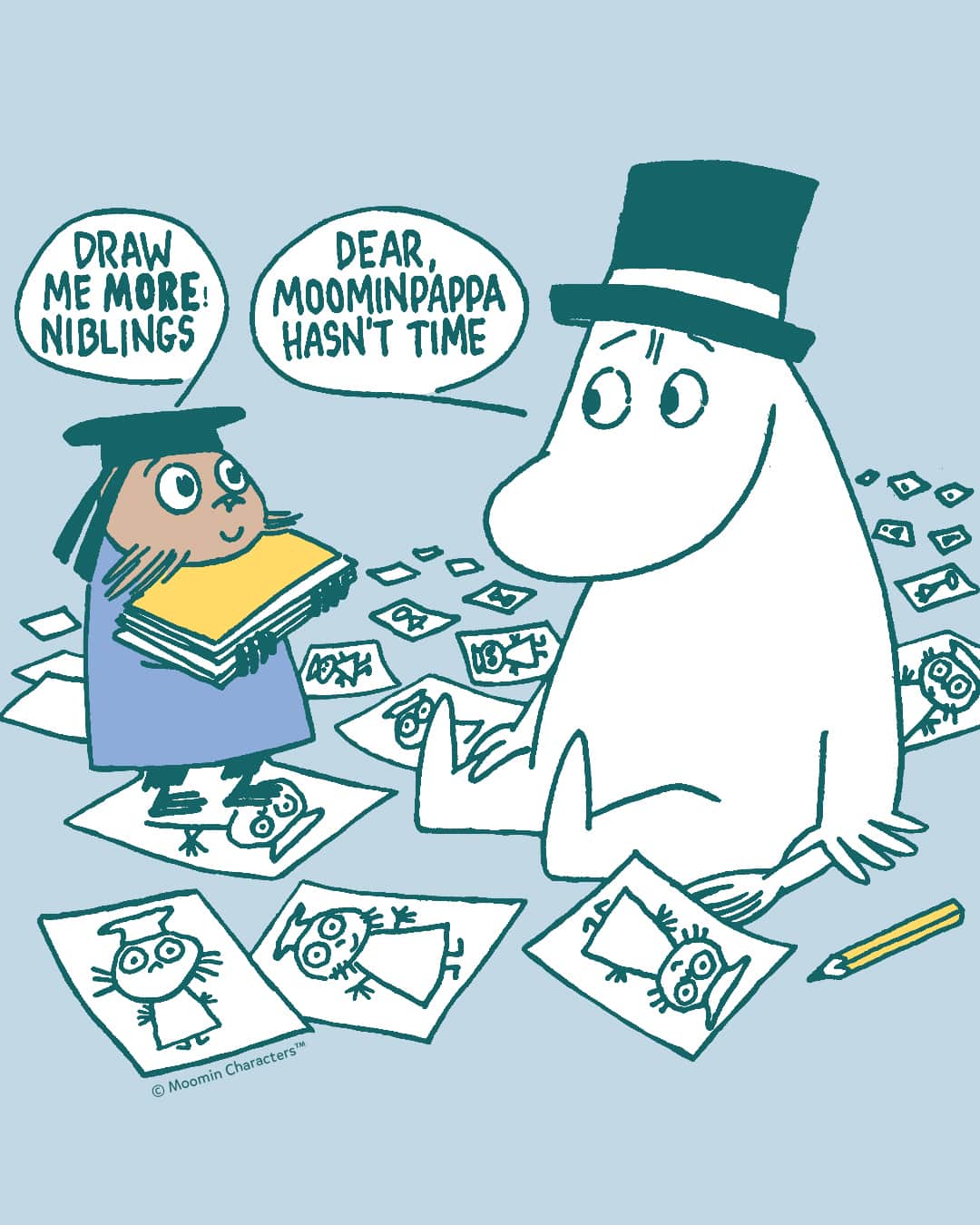 ムーミンのインスタグラム：「Are you looking at a busy new week? 😄 Have a Moominous Monday! ❤️ #moomin #moominofficial」