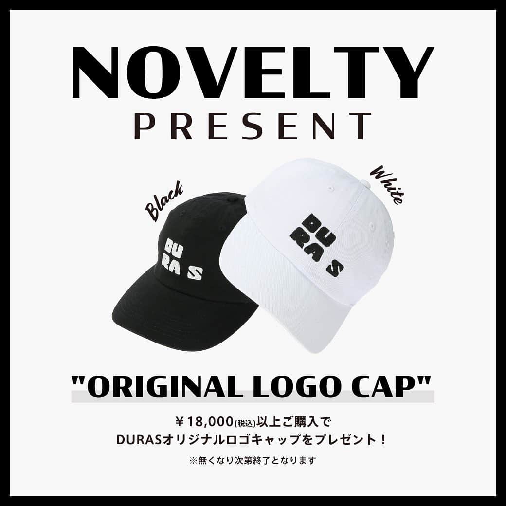 デュラスさんのインスタグラム写真 - (デュラスInstagram)「【POP UP SHOP @SHIBUYA 】  DAY: 2023.11.10(fri.)〜2023.11.19(sun.)  PLACE: 渋谷パルコ5F POP UP SPACE 東京都渋谷区宇田川町15-1  NOVELTY: 税込18,000円以上お買い上げのお客様に先着順で『オリジナルロゴキャップ』プレゼント。 ※数に限りがございますので予めご了承ください。  デザイナーの @ninonekw 来店予定！ 来店予告はストーリーズで行いますのでCHECKください！」11月6日 16時05分 - duras_official