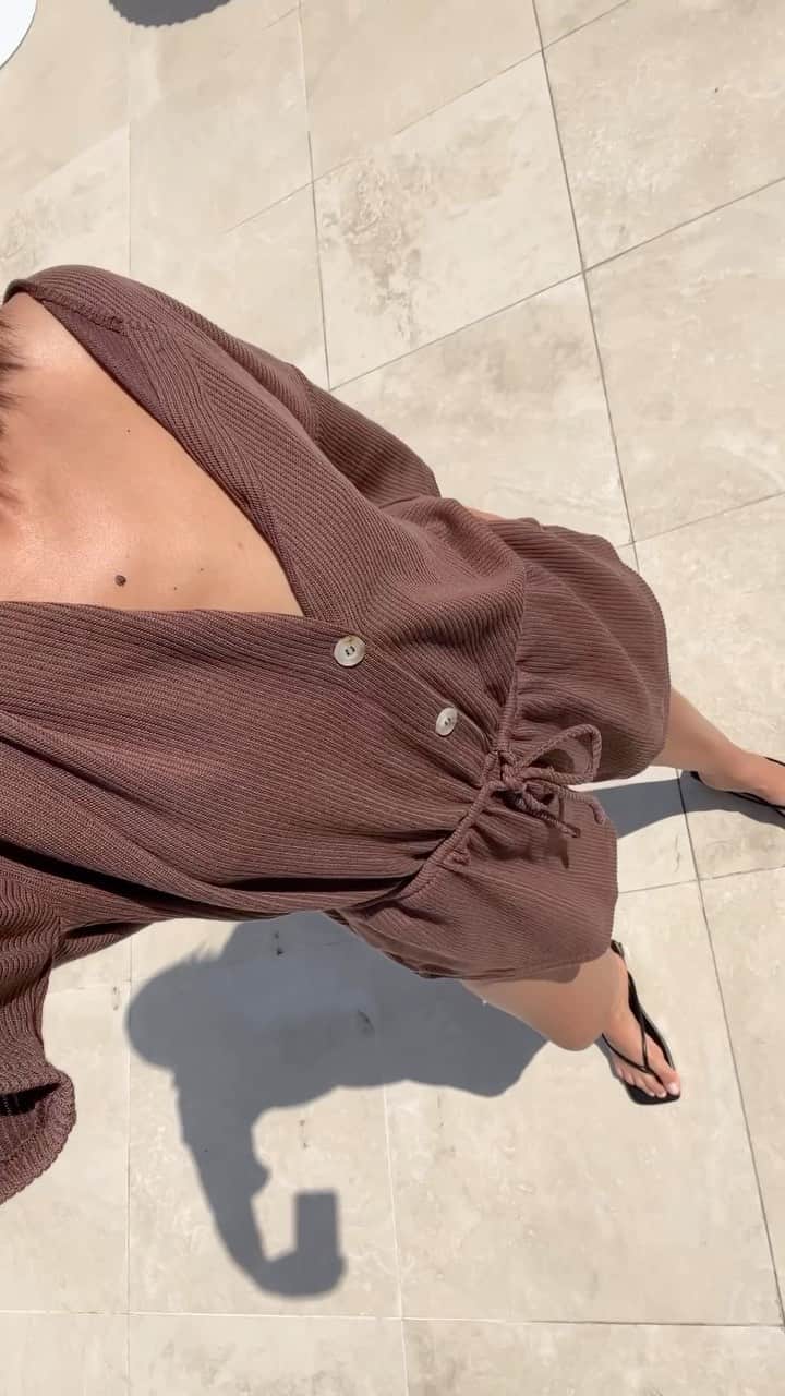 SABO SKIRTのインスタグラム：「Our Juniper Playsuit is back - Now in Chocolate 🤎 Get yours now! #sabo」