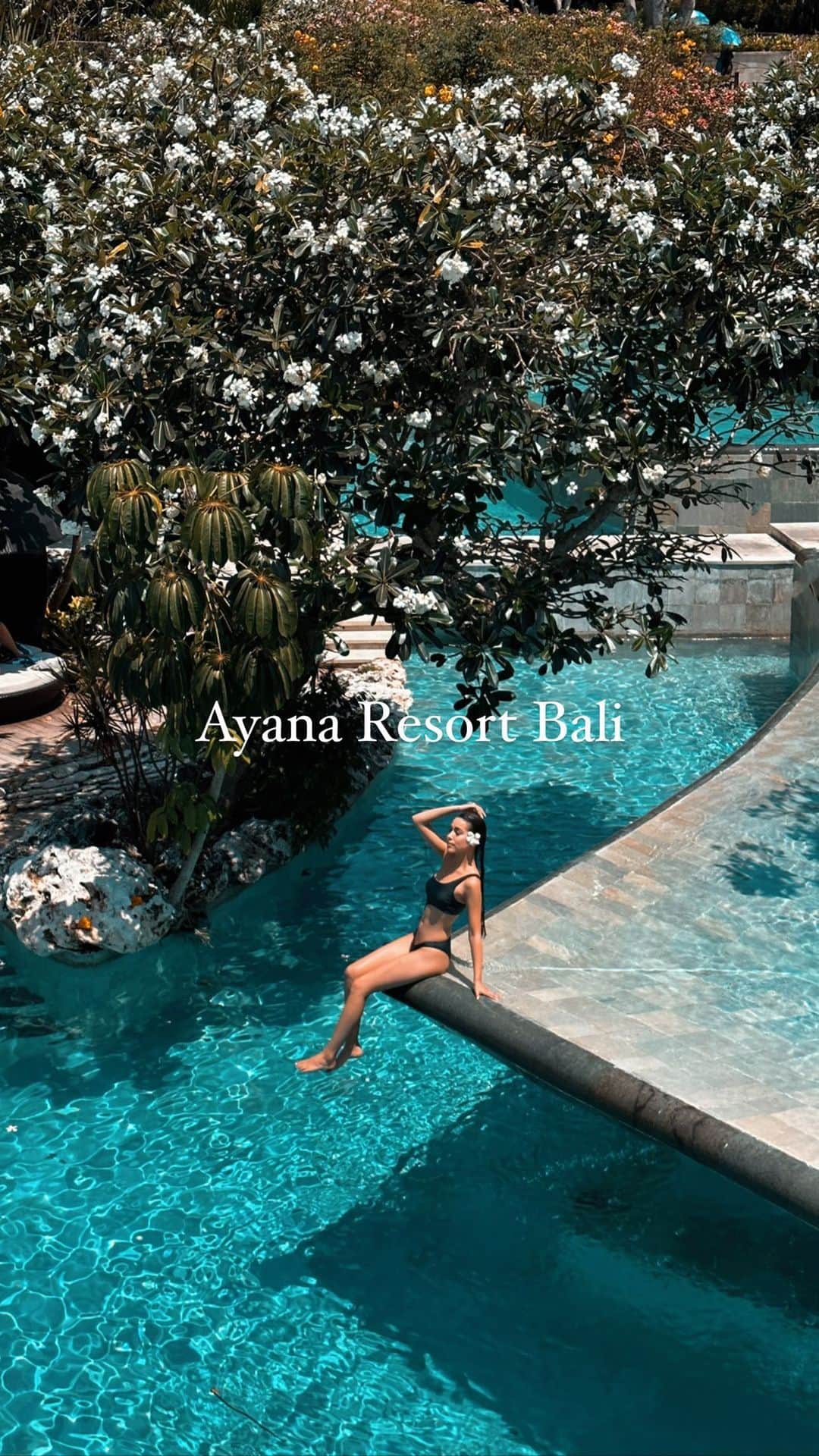 山本マリナのインスタグラム：「Good Morning Bali🌴 ・ ・ ・ ・ ・ #bali #バリ #ayanaresort #アヤナリゾート #海外旅行 #luxuryhotel #ホテル #ラグジュアリー #ラグジュアリーホテル」