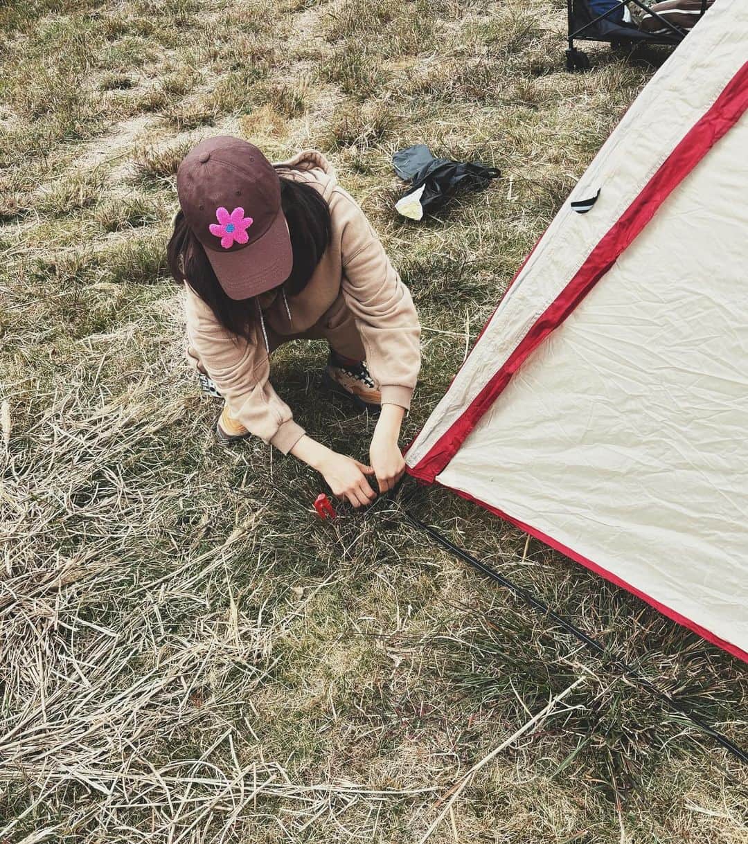 村元哉中さんのインスタグラム写真 - (村元哉中Instagram)「Weekend Camp 🏕️🤍 #キャンプ #recharge  #weeekendgetaway」11月6日 10時02分 - k.a.n.a.m.u.r.a