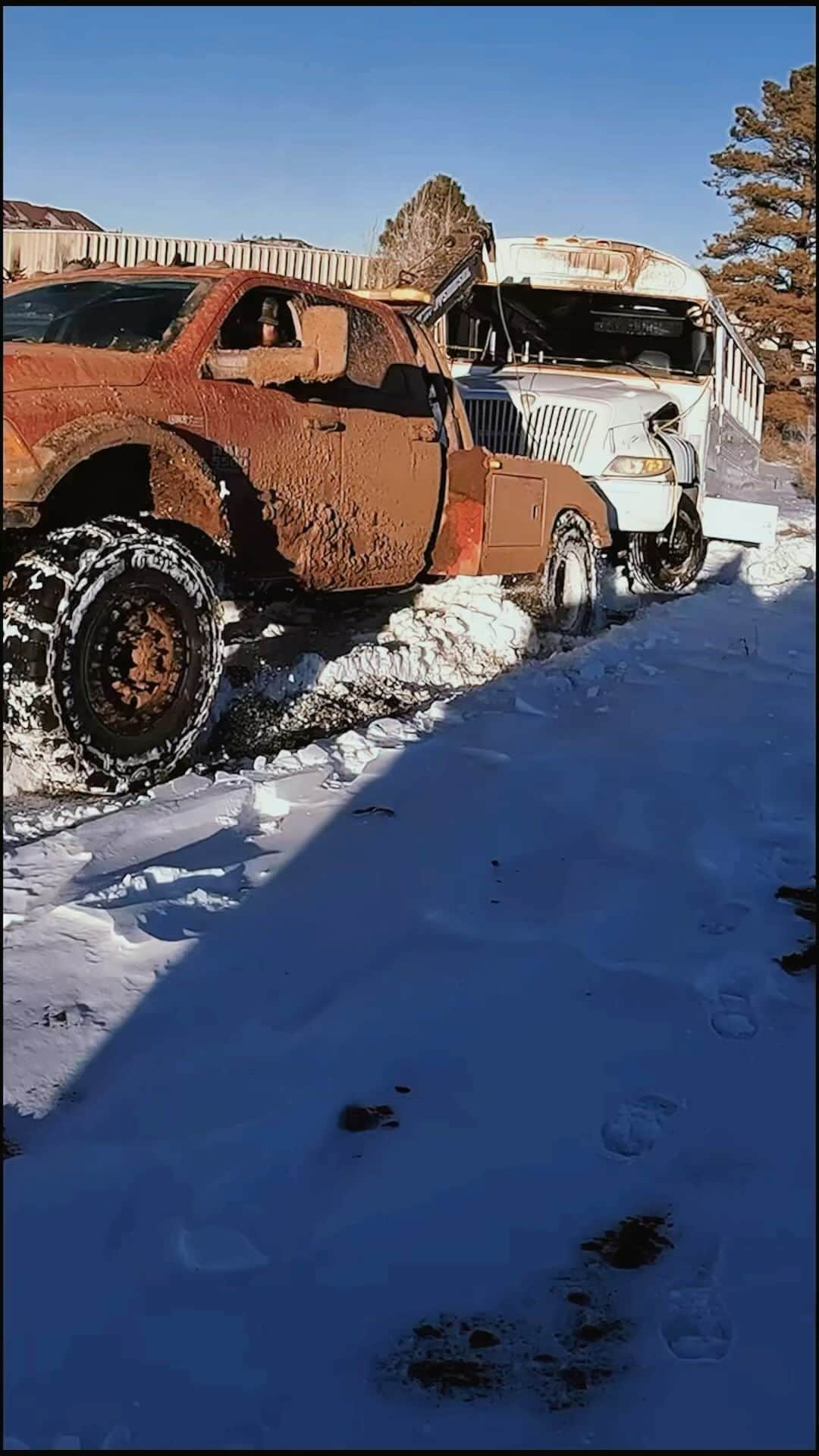 Truck Hubのインスタグラム：「Swapped the duals out for singles, you know they mean business 😳 @murphysdiesel  - #diesel #cummins #dodge #ram #powerstroke #truck #liftedtruck」