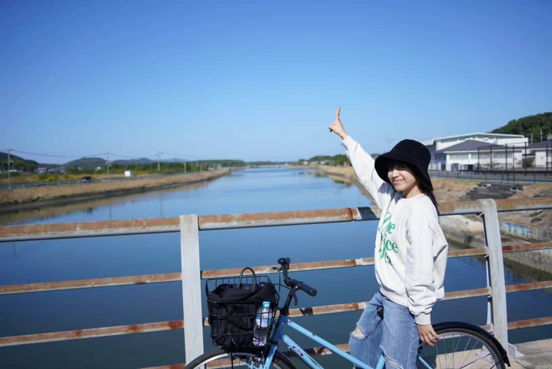miwaのインスタグラム：「自転車で行った宗像大社🚲️  #宗像大社 #宗像市 #自転車  #電動にすればよかった 😂」
