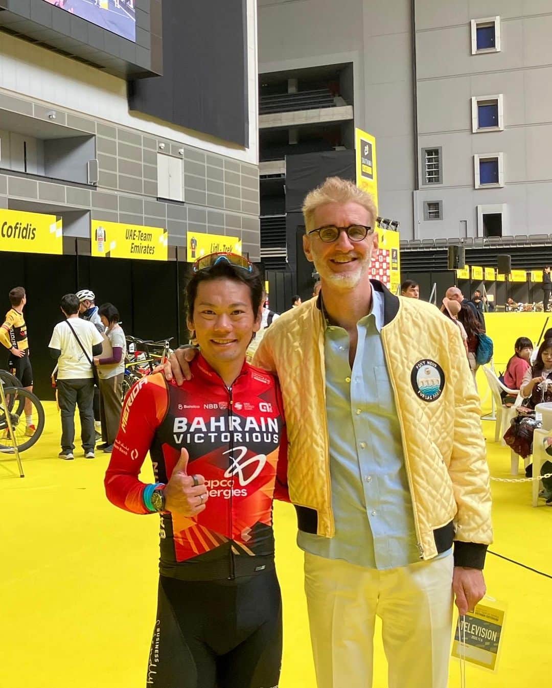 フローラン・ダバディーさんのインスタグラム写真 - (フローラン・ダバディーInstagram)「さいたまクリテリウムの三日間、楽しかったです！１回目からあっという間に10年が経ちました。自転車ロードに対する日本の皆さんの愛情が感じられる瞬間です。Dix ans après la première édition, le Critérium de Saitama est de retour au Japon, quelle bonheur de voir tous ces fans de vélo japonais en liesse pendant trois jours. A quand leur premier grand champion ?#さいたまクリテリウム2023 #自転車ロードレース #jspocycle」11月6日 10時39分 - florent_dabadie