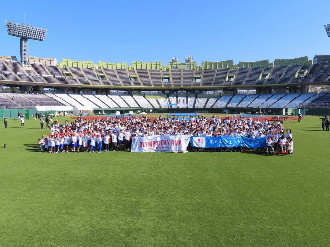 日本オリンピック委員会のインスタグラム：「／ #オリンピックデーラン 長野大会を開催しました🏃‍♂️ ＼  ご参加いただいた皆さま、ありがとうございました！ #TEAMJAPAN #がんばれニッポン （写真：©︎JOC）」