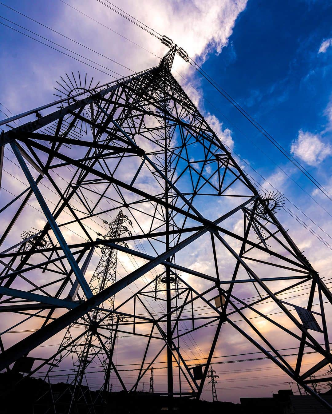 東京電力ホールディングス株式会社のインスタグラム：「群馬県内　鉄塔 Steel tower in Gunma  #東京電力 #tepco #群馬県 #電柱 #電柱風景 #電柱のある風景 #utilitypole #electricpole #wwwdc #風景写真 #景色写真」