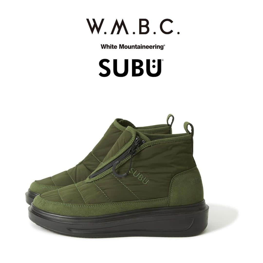 ホワイトマウンテニアリングのインスタグラム：「_ White Mountaineering®︎ W.M.B.C.  23AW Collection  Collaborated with @subu_tokyo_japan   W.M.B.C. X SUBU  "ZIP UP BOOTS"  #wmbc_whitemountaineering  #subu #zipupboots」