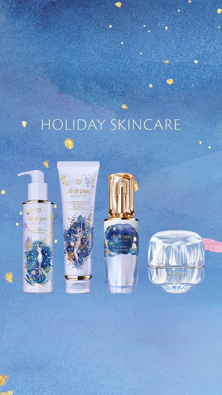 Clé de Peau Beauté Officialのインスタグラム：「Dive into an enchanting world of magic and wonder with our Holiday Collection’s skincare 🧜🏼‍♀️ Inspired by the beauty of the underwater world, it tells the story of our heroine as she navigates her way toward a more radiant future. Each product represents a chapter of our heroine’s story and comes with its own unique packaging design – lovingly represented through @KatieRodgers’s dreamy pastels and watercolors.    This limited edition collection includes all your favorite skincare products:  #CleansingOil #SofteningCleansingFoam #TheSerum #LaCreme  今回のホリデーコレクションは、華やかな雰囲気と幻想的な海の世界で、まるで主人公に誘われてストーリーを追体験していくような没入感のあるコレクションです🧜🏼‍♀️ 童話「人魚姫」にインスパイアされたこのコレクションは、物語の主人公がもつ「自分の可能性を信じて、新たな未来を自分自身で切り拓いていく前向きな強さ」をテーマにしています。 各アイテムのパッケージで変わりゆくシーンを切り取り、ケイティ ロジャース氏（@KatieRodgers）の創り上げる繊細さと大胆さを併せ持つ、強くエレガントなアートワーク、そしてその大胆なブラシのタッチと豊かな色彩によって クレ・ド・ポー ボーテオリジナルの物語として人魚姫の世界を描き出します。  限定コレクションのスキンケアアイテムには、以下があります。 クレ・ド・ポー ボーテ #ユイルデマキアントヴィサージュ （ホリデーコレクション 2023） クレ・ド・ポー ボーテ #ムースネトワイアントＡｎ （ホリデーコレクション 2023） クレ・ド・ポー ボーテ #ルセラム （ホリデーコレクション 2023）（医薬部外品） クレ・ド・ポー ボーテ #ラクレーム （ホリデーコレクション 2023）（医薬部外品)」