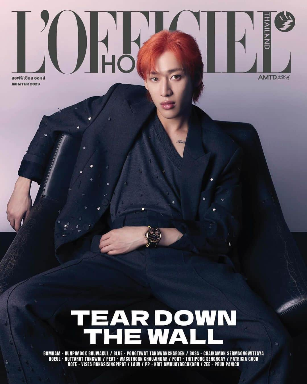 BamBam さんのインスタグラム写真 - (BamBam Instagram)「#LOfficielHommesWinterIssuexBamBam @jacobandco @hommesthailand」11月6日 13時21分 - bambam1a