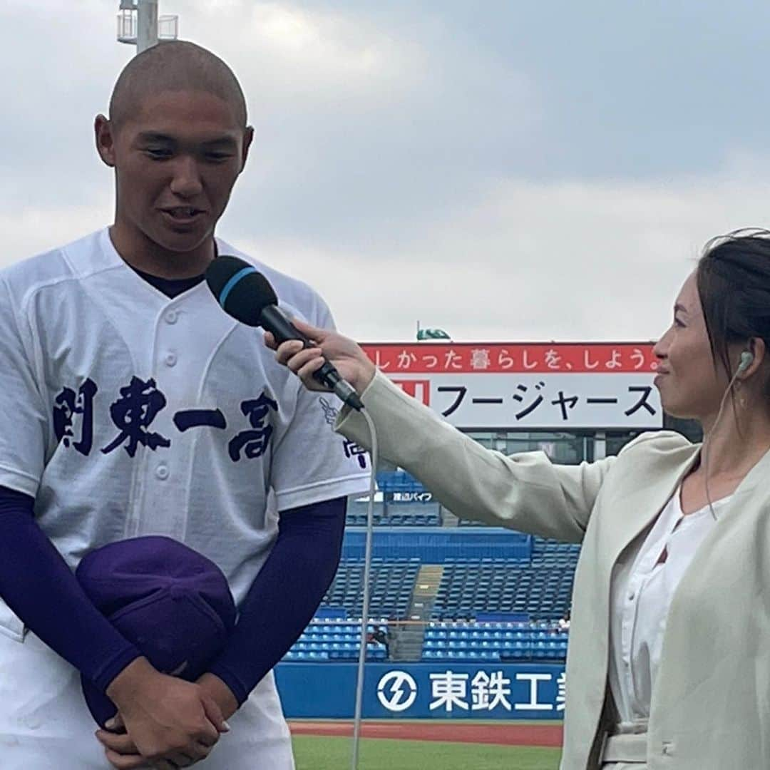 羽村亜美さんのインスタグラム写真 - (羽村亜美Instagram)「2023  秋季東京都高校野球大会  選抜大会の重要参考資料となる大会。 優勝は 関東第一高校！ 準優勝 創価高校！  決勝戦に相応しい ひきしまったナイスゲームでした。  たくさん取材させて頂きました チームのみなさま ありがとうございました！！  素敵なお写真頂いた皆さま、 ありがとうございました☺️  #米澤貴光 監督 #高橋徹平 主将  明治神宮大会は、全試合🎤担当します！！」11月6日 14時44分 - amihamura