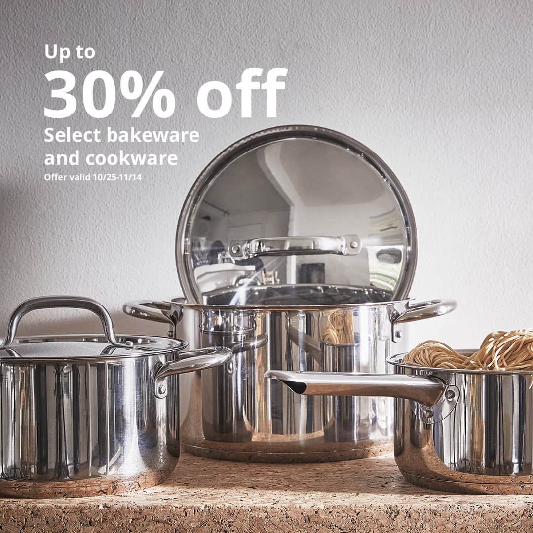 IKEA USAのインスタグラム：「Mouthwatering savings are here! Enjoy the taste of fall with lots of offers and new lower prices on your favorite products. Learn more at the link in bio.」