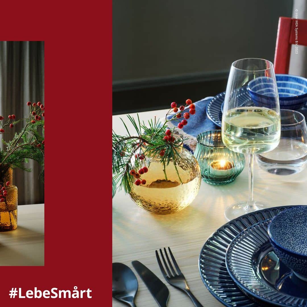 IKEA Austriaさんのインスタグラム写真 - (IKEA AustriaInstagram)「Es wird Zeit dein Zuhause für die Feiertage zu schmücken und kreativ zu werden. ✨ Entdecke unsere Deko und Winterprodukte für eine fröhliche Weihnachtszeit. 🎄 #LebeSmårt」11月7日 0時42分 - ikeaaustria