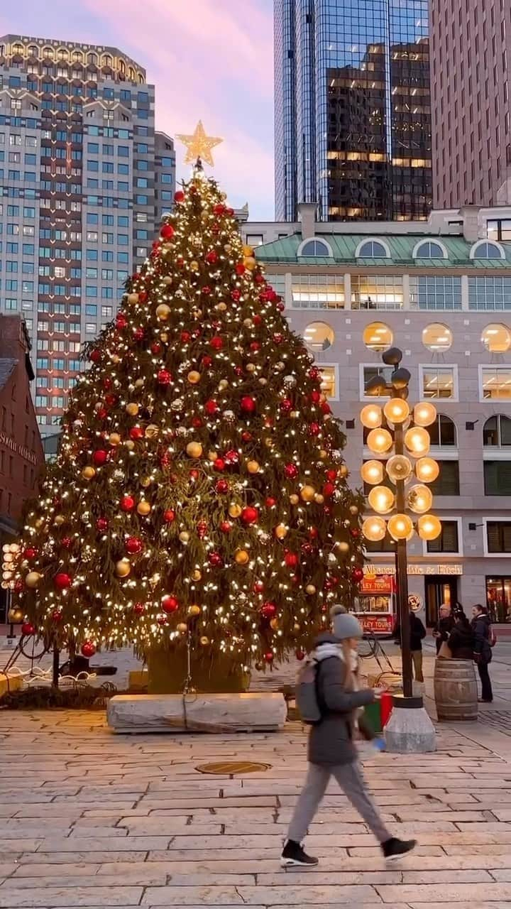 Visit The USAのインスタグラム：「Feel the magic of the holidays in every corner of Boston.🎄❄️ Add these stops to experience this urban winter wonderland in Massachusetts:   📍Go ice skating in Boston Common 📍Browse the store displays on Newbury Street 📍Stroll down tree-lit Commonwealth Avenue 📍Enjoy the Christmas lights along the Freedom Trail 📍Walk under the Columbus Park Trellis on your way to Boston Harbor   🎥: @heythereney   #VisitTheUSA #VisitMA #ExploreMassachusetts #TisTheSeason #iheartboston #bostonchristmas」