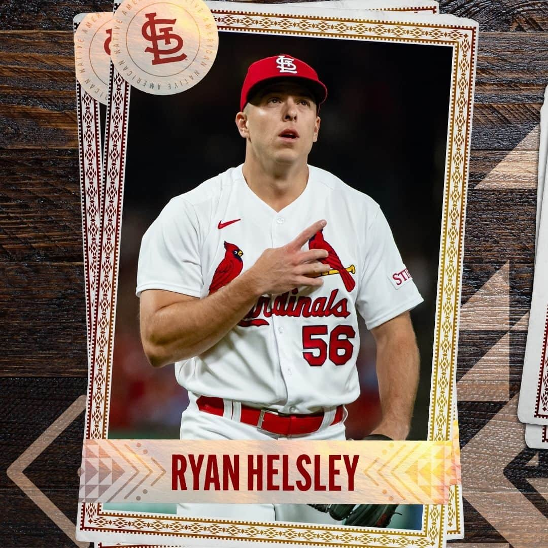 セントルイス・カージナルスのインスタグラム：「As a member of Cherokee Nation, Ryan Helsley takes pride in his heritage and strives to be a role model for Native American communities across the country.  #STLCards x #NativeAmericanHeritageMonth」