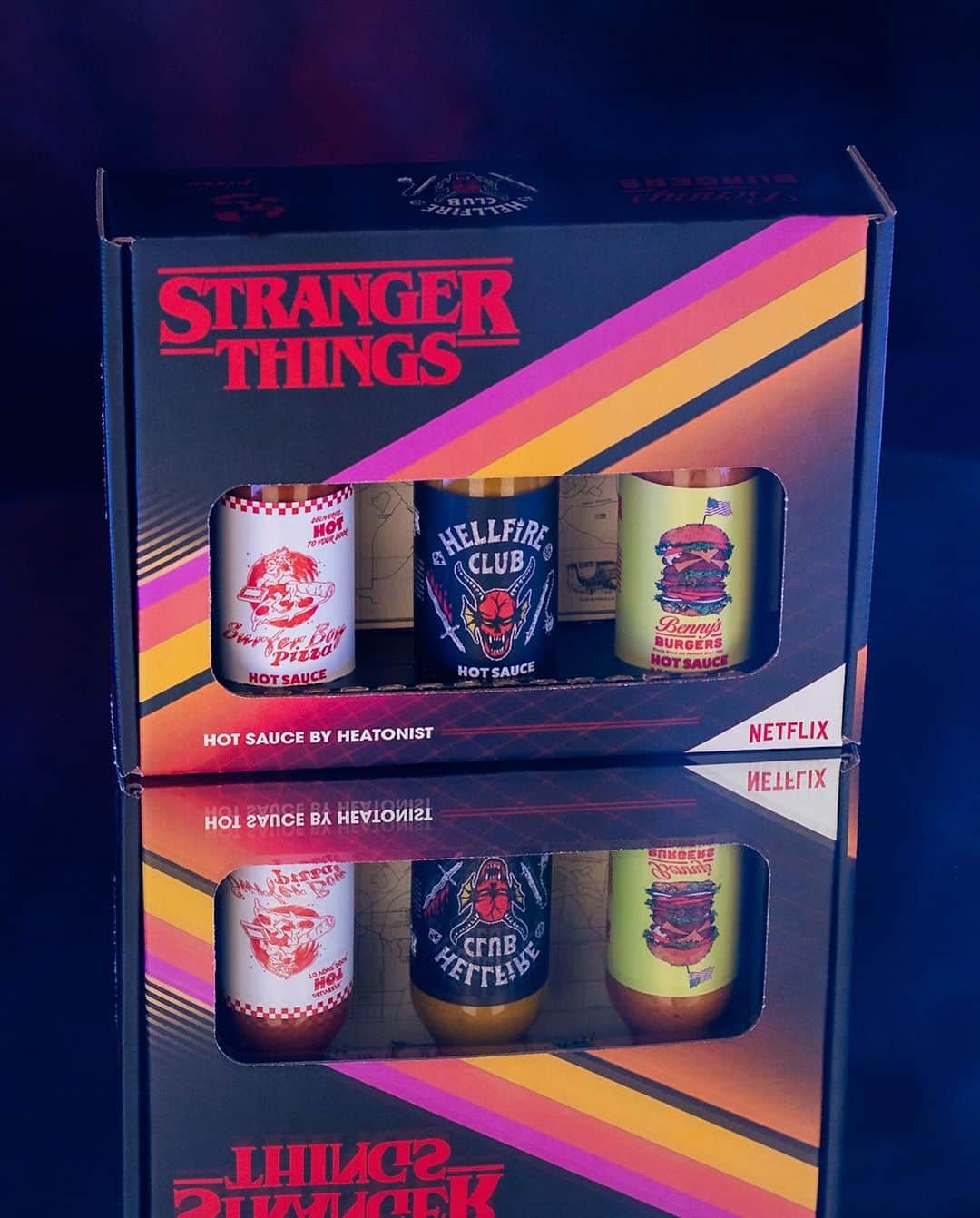 COMPLEXさんのインスタグラム写真 - (COMPLEXInstagram)「It’s Stranger Things Day 👀 and you can unleash the flavor of the Upside Down with @heatonist’s new collection of ‘Stranger Things’ hot sauces 🔥 Who’s rewatching today?!👇」11月7日 1時43分 - complex