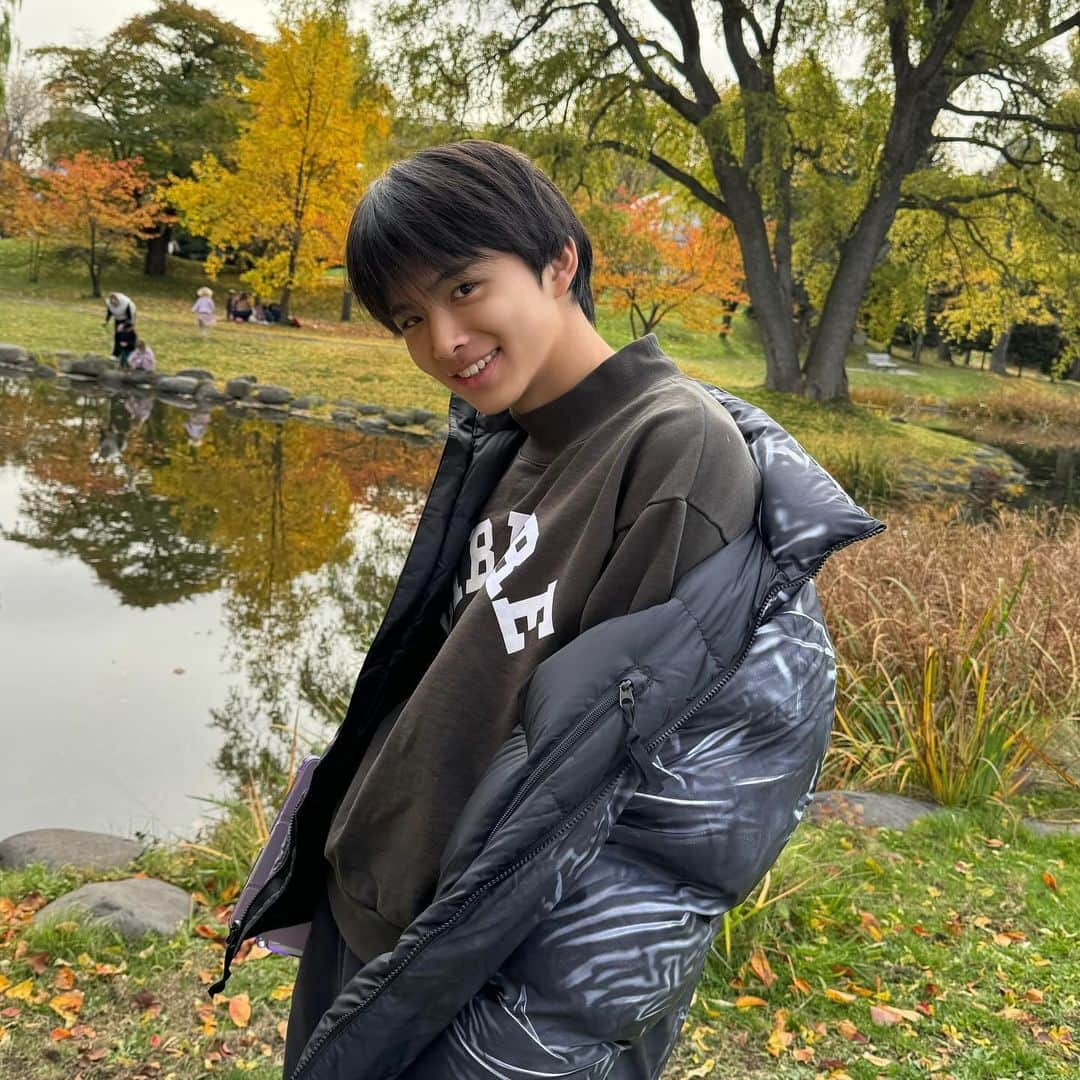 今井暖大さんのインスタグラム写真 - (今井暖大Instagram)「紅葉🍁 このiPadは何用でしょうか？」11月6日 18時15分 - harutosroom