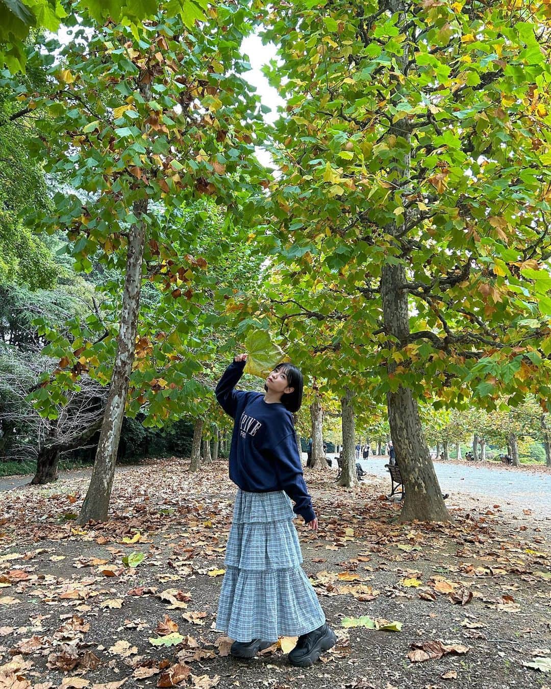 高萩千夏さんのインスタグラム写真 - (高萩千夏Instagram)「紅葉🍁 何だか地元に帰ったみたいな気持ちになった〜」11月6日 17時07分 - chinatsu_takahagi_uug2ki