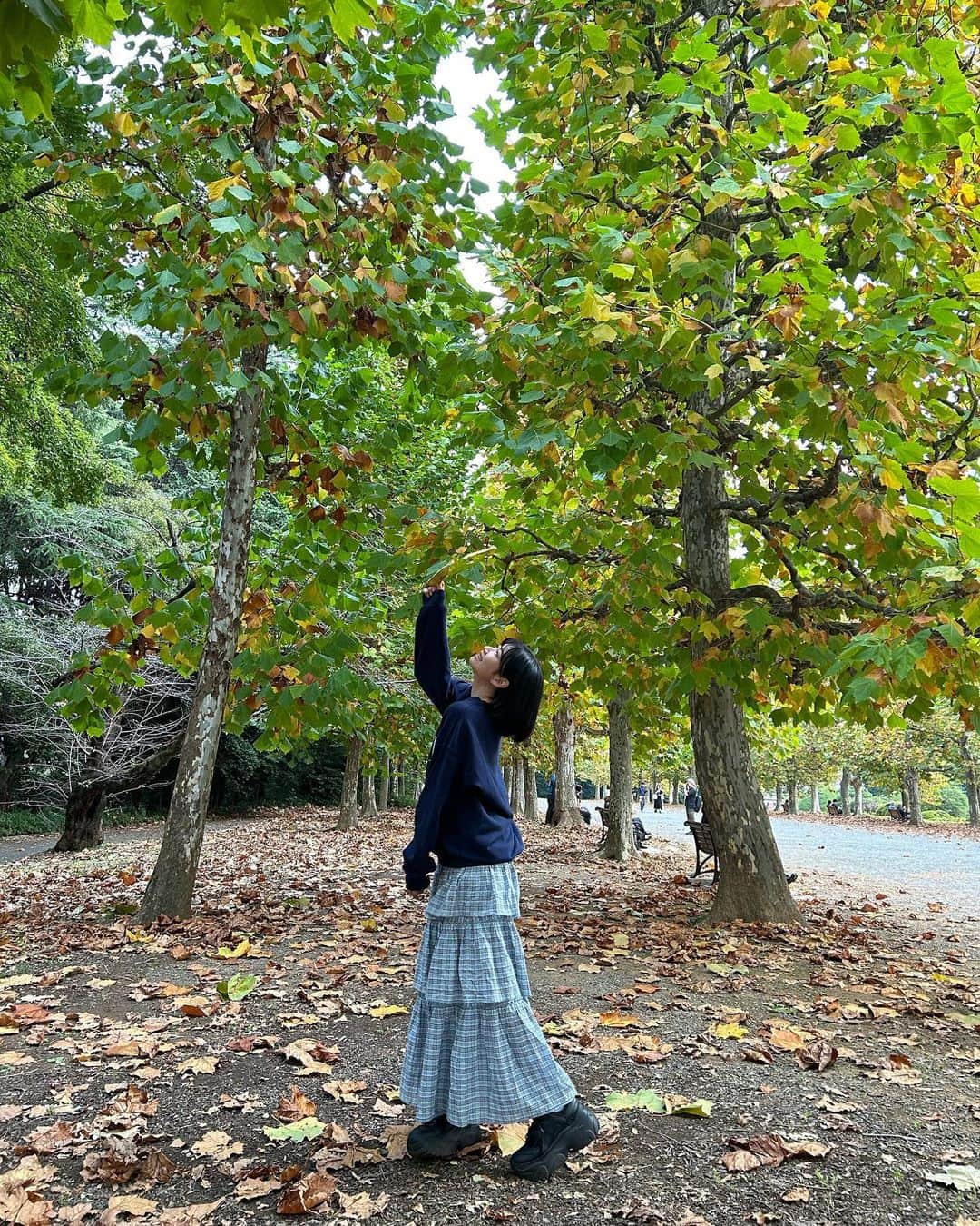 高萩千夏さんのインスタグラム写真 - (高萩千夏Instagram)「紅葉🍁 何だか地元に帰ったみたいな気持ちになった〜」11月6日 17時07分 - chinatsu_takahagi_uug2ki