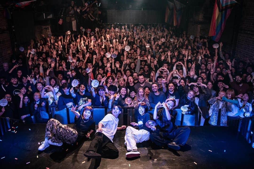 tricotのインスタグラム：「2023 Zang-Neng Tour in UK  5 Nov. 2023 at HEAVEN, London  Thank you for coming❣️  📷Photo by Charles Shepherd  #tricot #tricot_band  #2023ZangNengTourinUK」