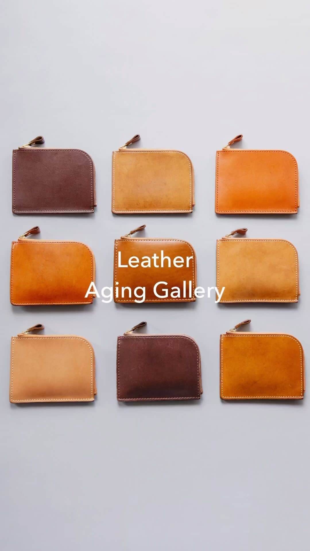 土屋鞄のインスタグラム：「Leather Aging Gallery vol.2  ただ古びていくのではなく、使うほど自分の「味」がでる。 革の愉しさを語る、愛用品ををまとめました。  #土屋鞄 #革 #革鞄 #革製品 #トートバッグ #革財布 #ミニ財布 #コンパクト財布 #Lファスナー #経年変化 #レザーエイジング #leather #leatherbag #totebag #leatherwallet #craftsmanship #creativity #timeless #madeinjapan #TSUCHIYAKABAN」