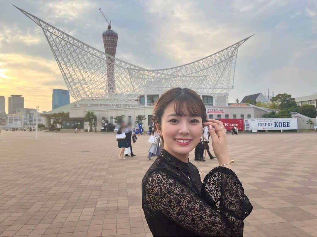 黒田みゆさんのインスタグラム写真 - (黒田みゆInstagram)「先日、友人の結婚式でひさびさに帰省しました☺️ 大好きな神戸の街です⚓️」11月6日 18時30分 - _miyu_kuroda