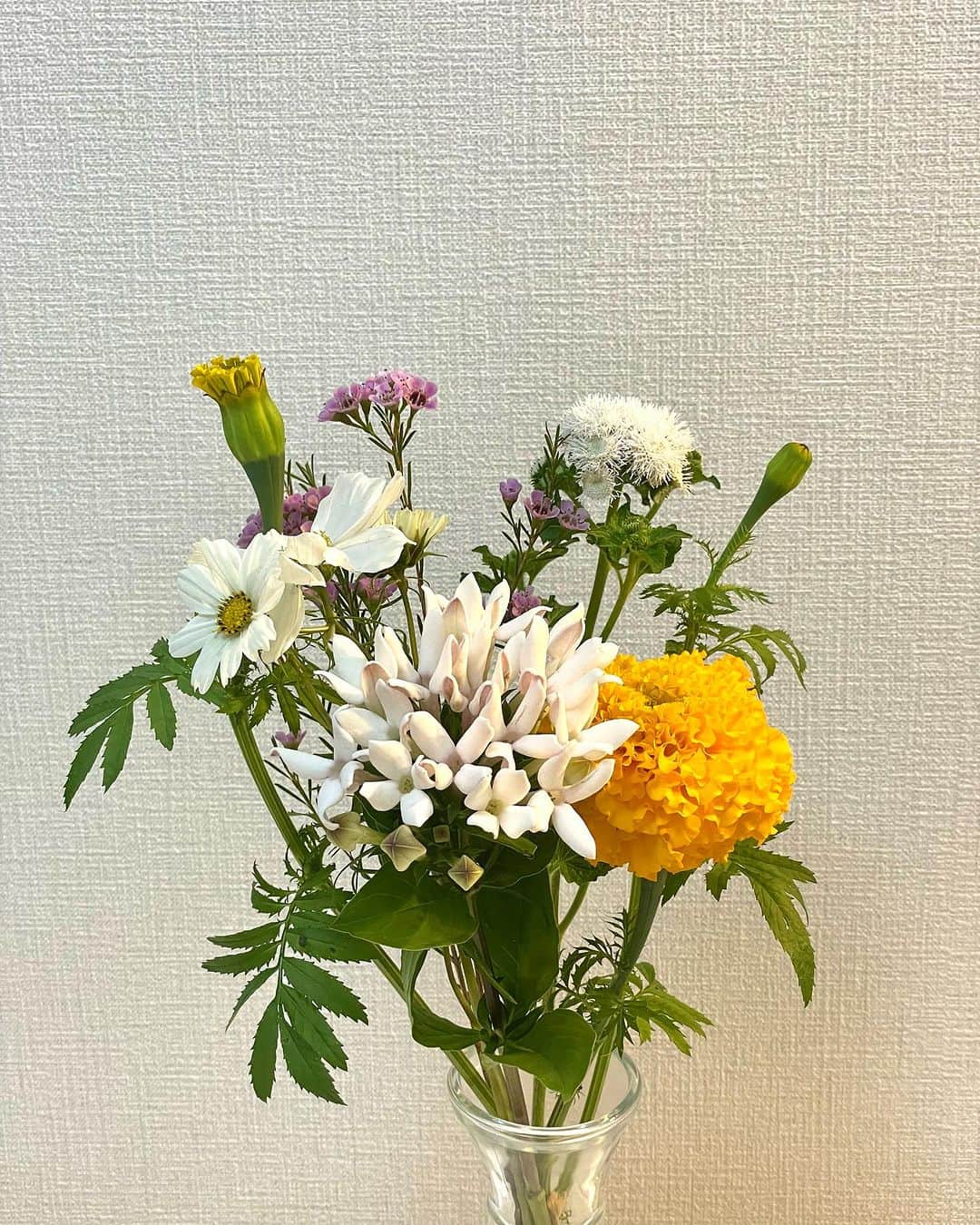 金子実加のインスタグラム：「💐 Lui mi ha regalato un bouquet di fiori.  #flower #花 #フラワー #花 #花束 #bouquets #fleurs #bouquet」
