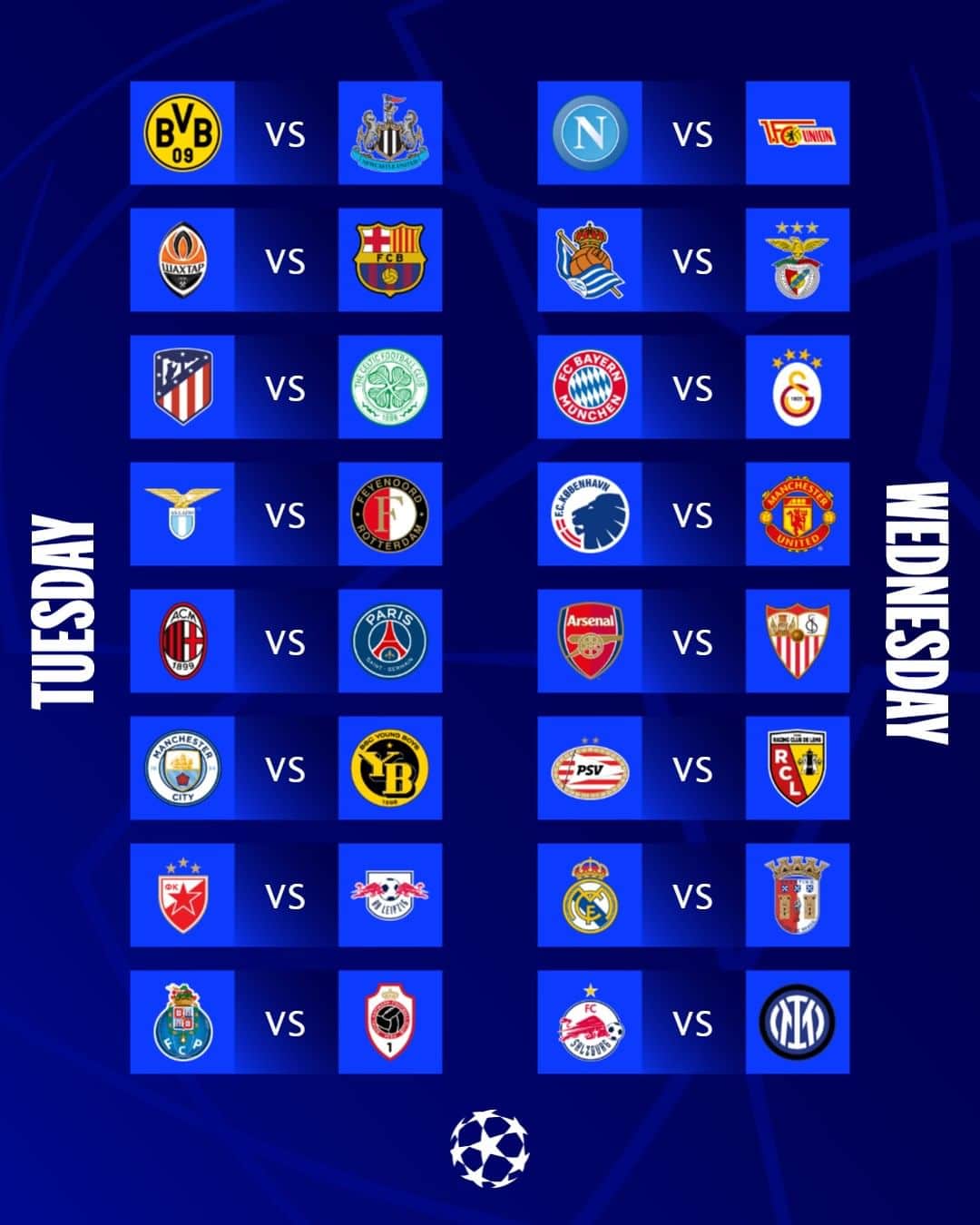 UEFAチャンピオンズリーグのインスタグラム：「Champions League week 🥰  #UCL」