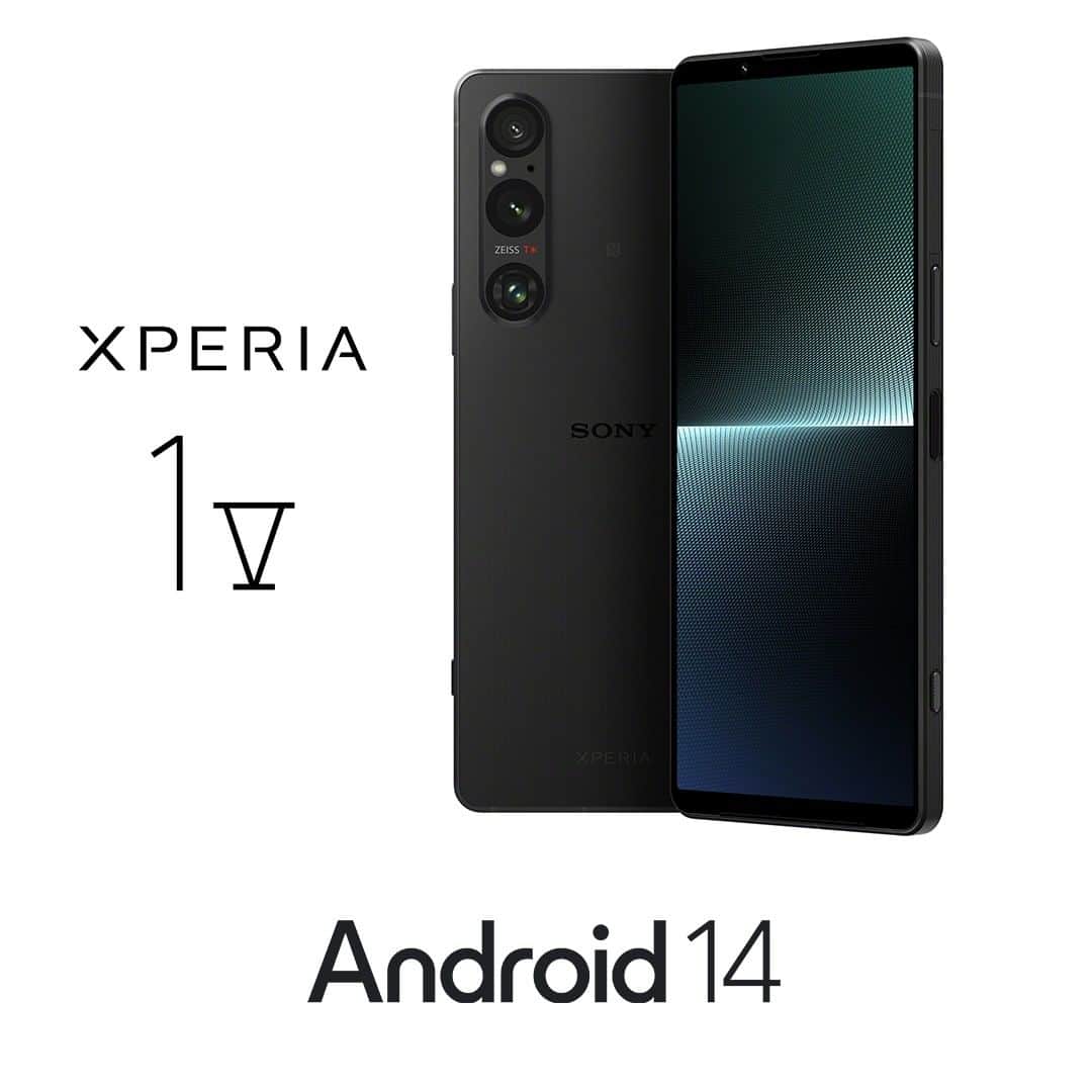のインスタグラム：「Now #Xperia1V gets the OS update to Android 14!  Featuring the Video Creator app, improved Bokeh mode, Photo Pro Basic mode updates and new Game enhancer UI – get more from your Xperia.  #Sony #Xperia #SonyXperia #Xperia1V #Android14」