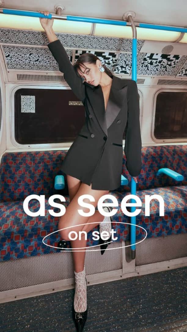 ASOSのインスタグラム：「A BTS 👀 at @wolfiecindy and @joshryanx on the set of our ASOS Your Way campaign – keep rollin' bb!」