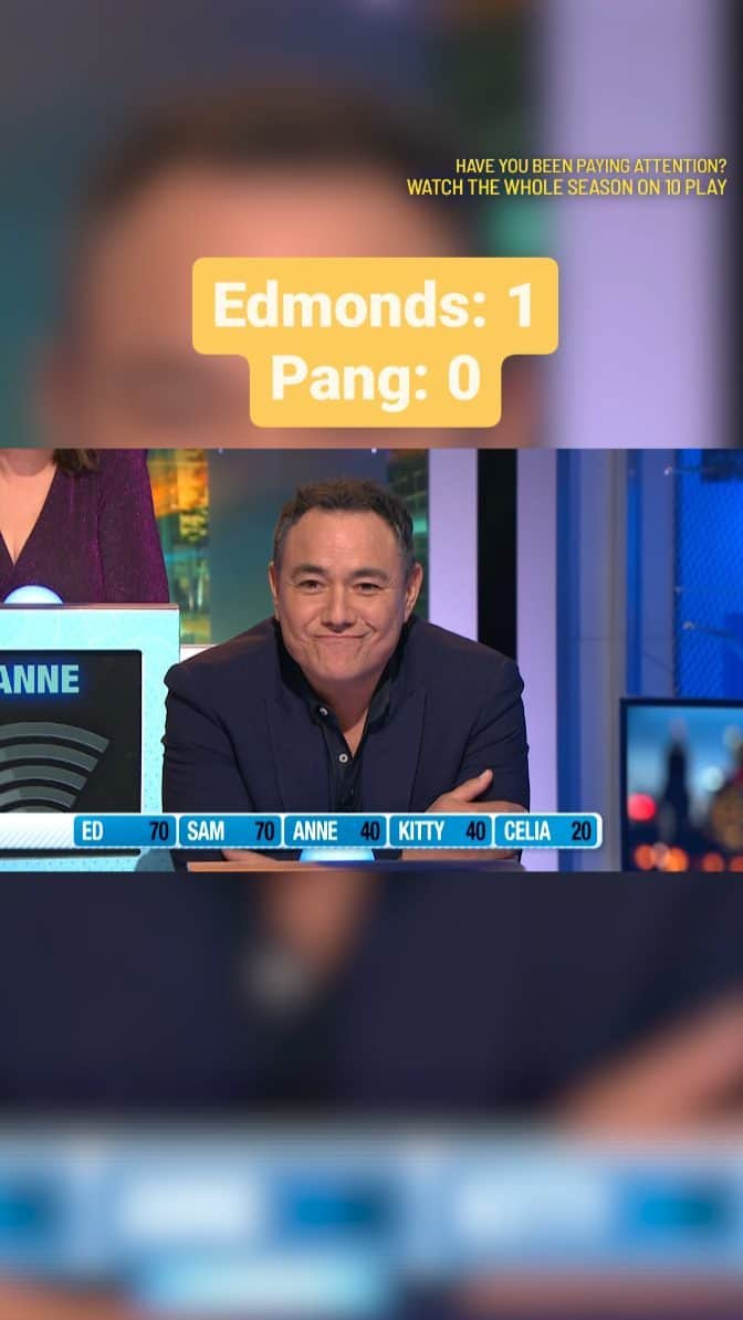 タメカ・バットのインスタグラム：「Edmonds: 1 Pang: 0 #HYBPA Watch the whole season on 10 play」