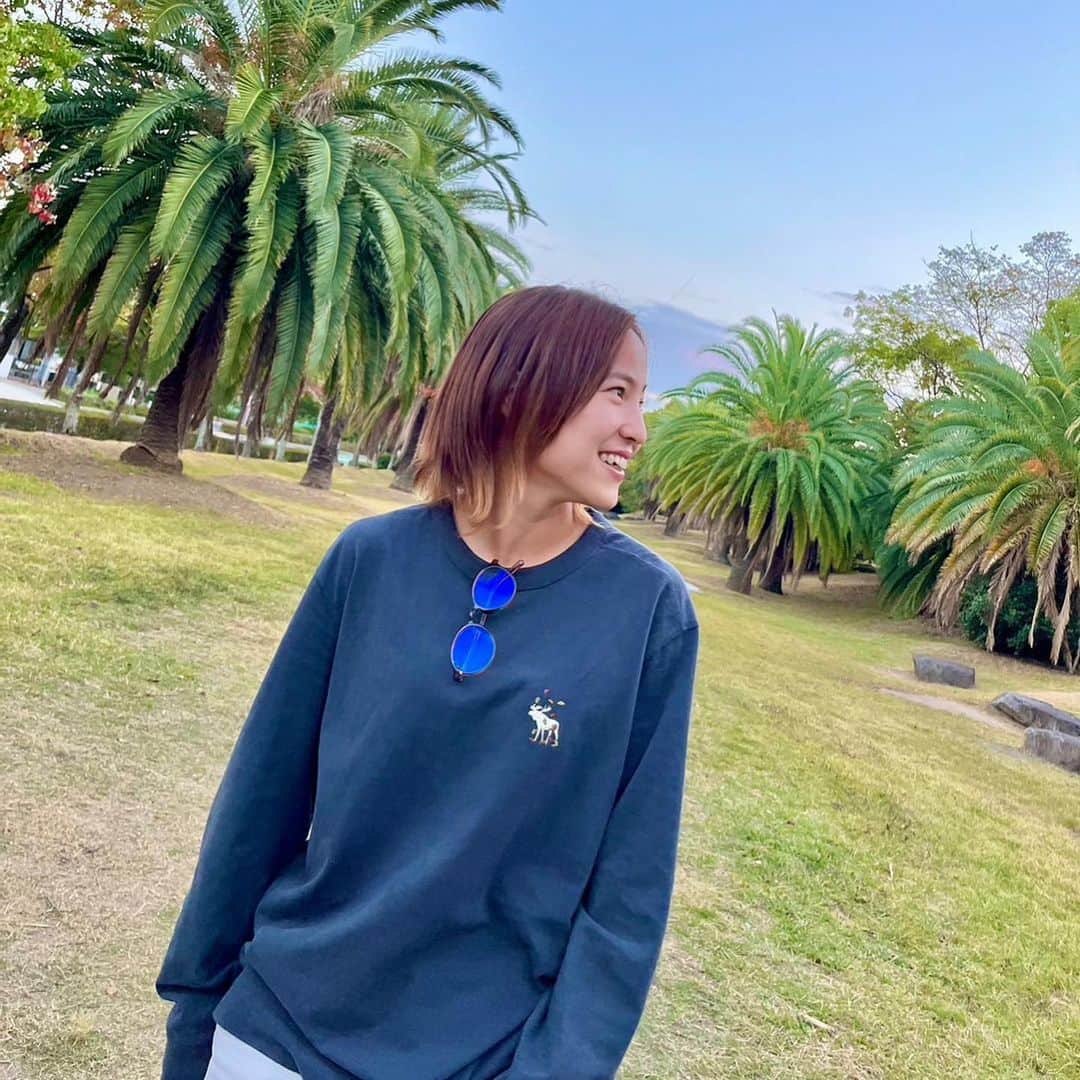 北川ひかるさんのインスタグラム写真 - (北川ひかるInstagram)「. . . クラブハウス近くの 観光スポット🌺✌️ . . #ハワイ公園🌴 ハワイに行った気分になります🙆🏻‍♀️笑 . . #映えたかな👀 #六甲アイランド #inac神戸  #北川ひかる」11月6日 19時58分 - hiiiiiiika14