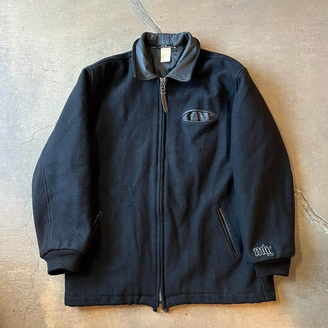のインスタグラム：「【 NEW ARRIVAL 】 ・ montage - 00's Leather Switching Long Blouson」