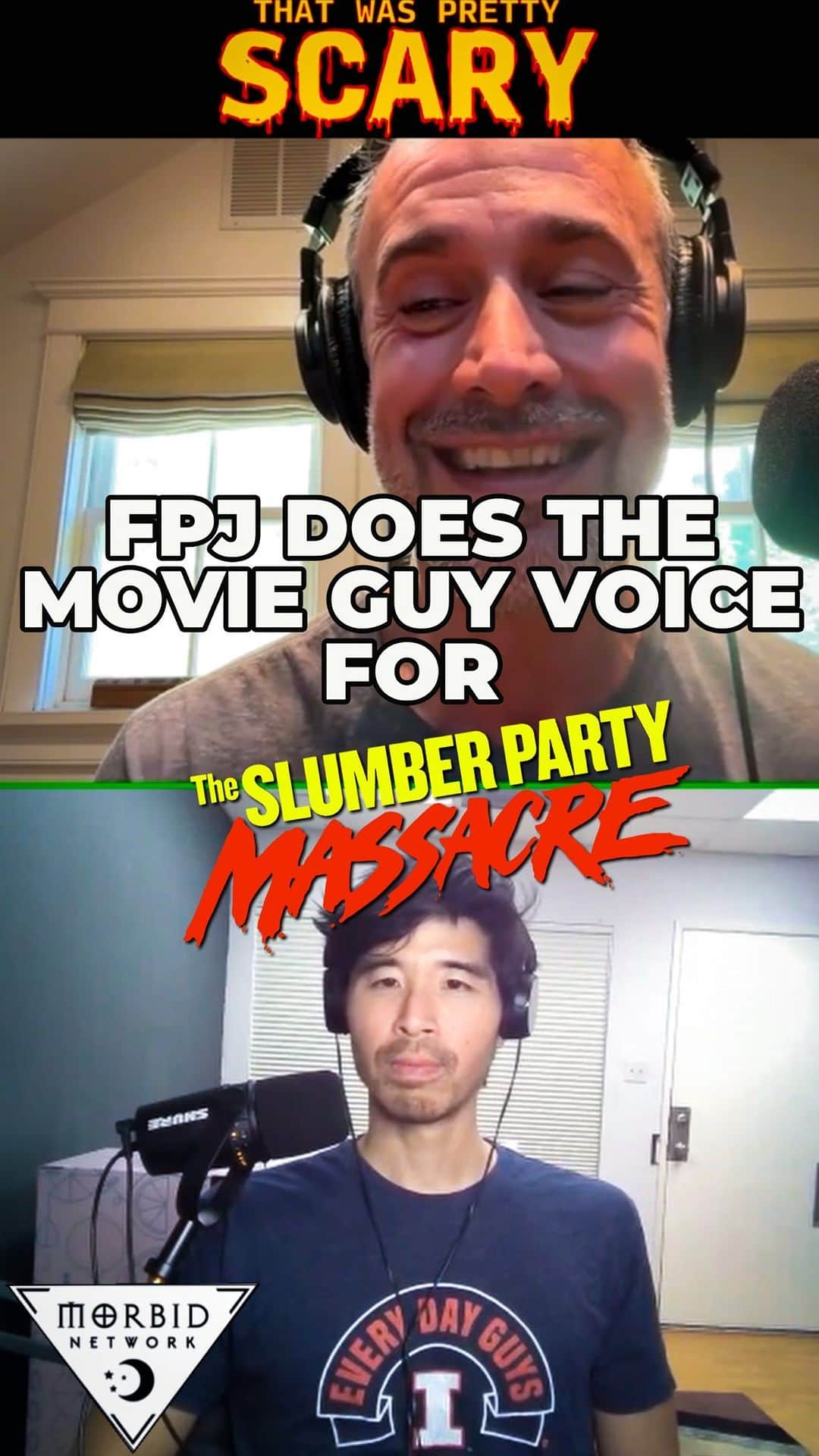 フレディ・プリンゼ・ジュニアのインスタグラム：「🎙️MOVIE GUY VOICE MONDAY🎙️ This week on TWPS, FPJ & JLB are covering Amy Holden Jones’ (@aholdenj) 1982 cult classic THE SLUMBER PARTY MASSACRE! Essential 80s horror title. FULL EPISODE AVAILABLE ON WEDNESDAY!  . . . . . #thatwasprettyscary #twps #horror #podcast #rogercorman」