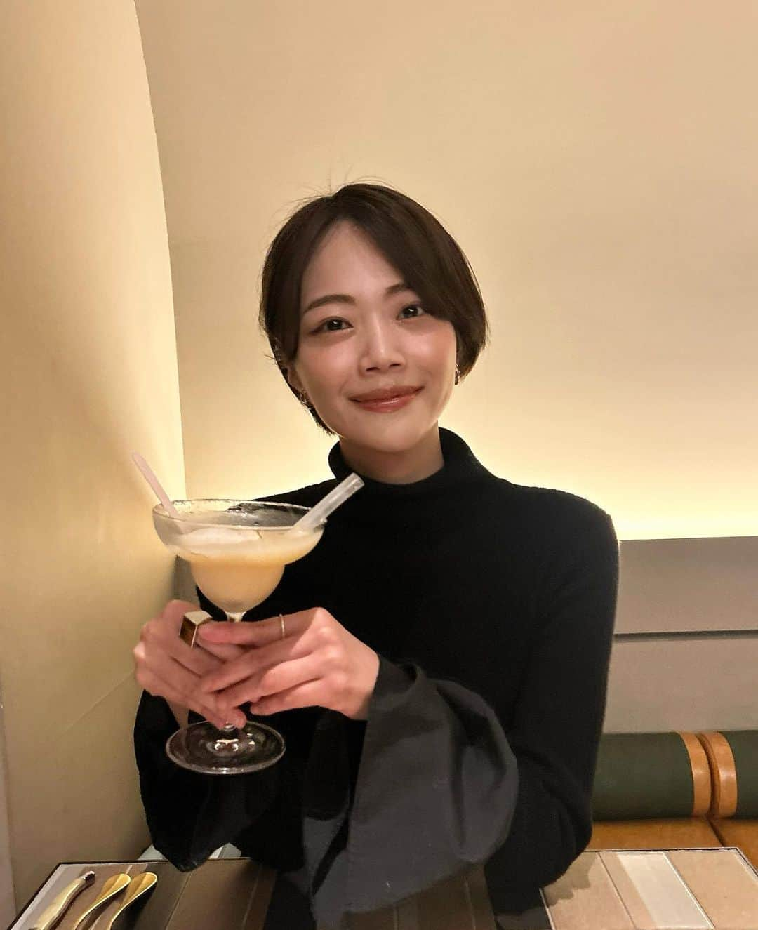 藤野結衣のインスタグラム：「3連休満喫🍁👻  最近覚えたフローズンマルガリータ🍸」