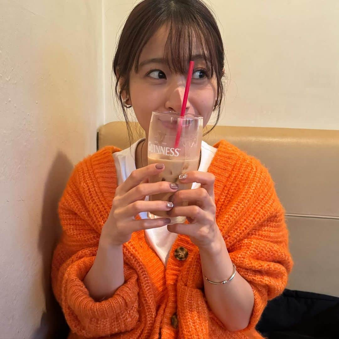 AMIさんのインスタグラム写真 - (AMIInstagram)「🧡☕️🧡☕️ カフェイン弱くても つい飲んじゃう🫶 カフェイン耐性つかないかな〜😮‍💨」11月6日 20時59分 - amipom1007