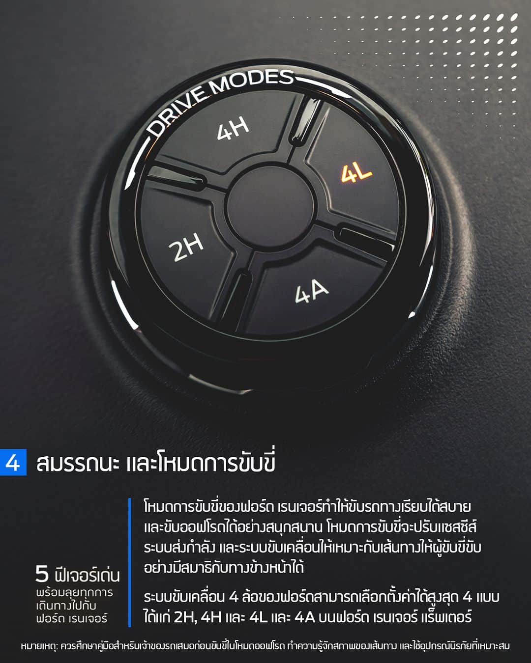Ford Thailandさんのインスタグラム写真 - (Ford ThailandInstagram)「ให้สายลุย Ranger 🚗 💨บุกอุปสรรคได้อย่างดุดันด้วย 5 ฟีเจอร์เด่น 🌟 เพื่อช่วยให้คุณเที่ยวได้มากกว่า ไปได้สุดเหมือนเพื่อนคู่ใจ  พิสูจน์ความแข็งแกร่งของ Ranger ได้แล้วที่โชว์รูมใกล้บ้านคุณ หรือเลือกรุ่นที่เหมาะกับคุณได้ที่ 👉 www.ford.co.th  #FordThailand #FordRanger #fordrangerthailand」11月6日 21時02分 - fordthailand