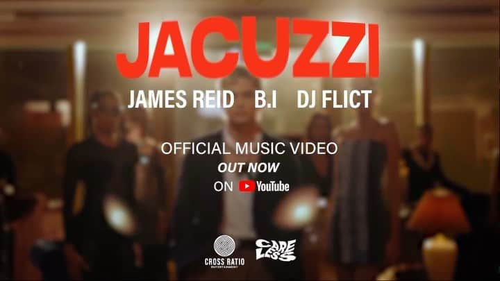 ジェームス・リードのインスタグラム：「”Jacuzzi” Music Video is OUT NOW on YouTube!  Cheers! 🥂  DIRECTED BY @hiromi_uematsu   PRODUCED BY @carelessph  @litlabstudios   IN PARTNERSHIP WITH @crossratio」