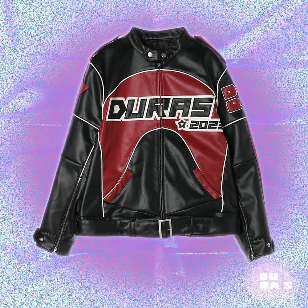 デュラスのインスタグラム：「Original design biker jacket✴︎✴︎✴︎」