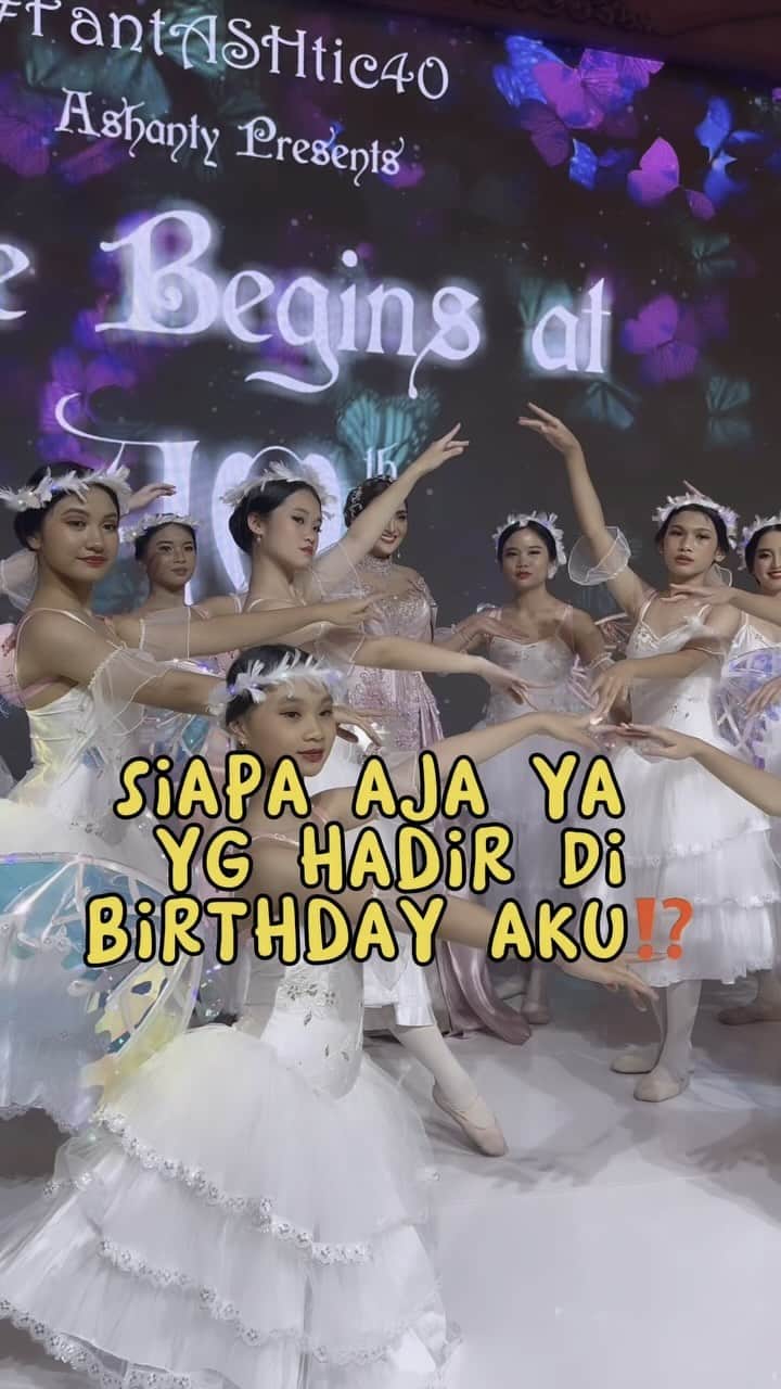 のインスタグラム：「Makasih banyakk untuk semua tamu undangan yang hadir di Acara Birthday akuu, makasih udah sempetin waktunya. Maaff yaa kalau ada kekurangan di acaraa inii🙏😍」