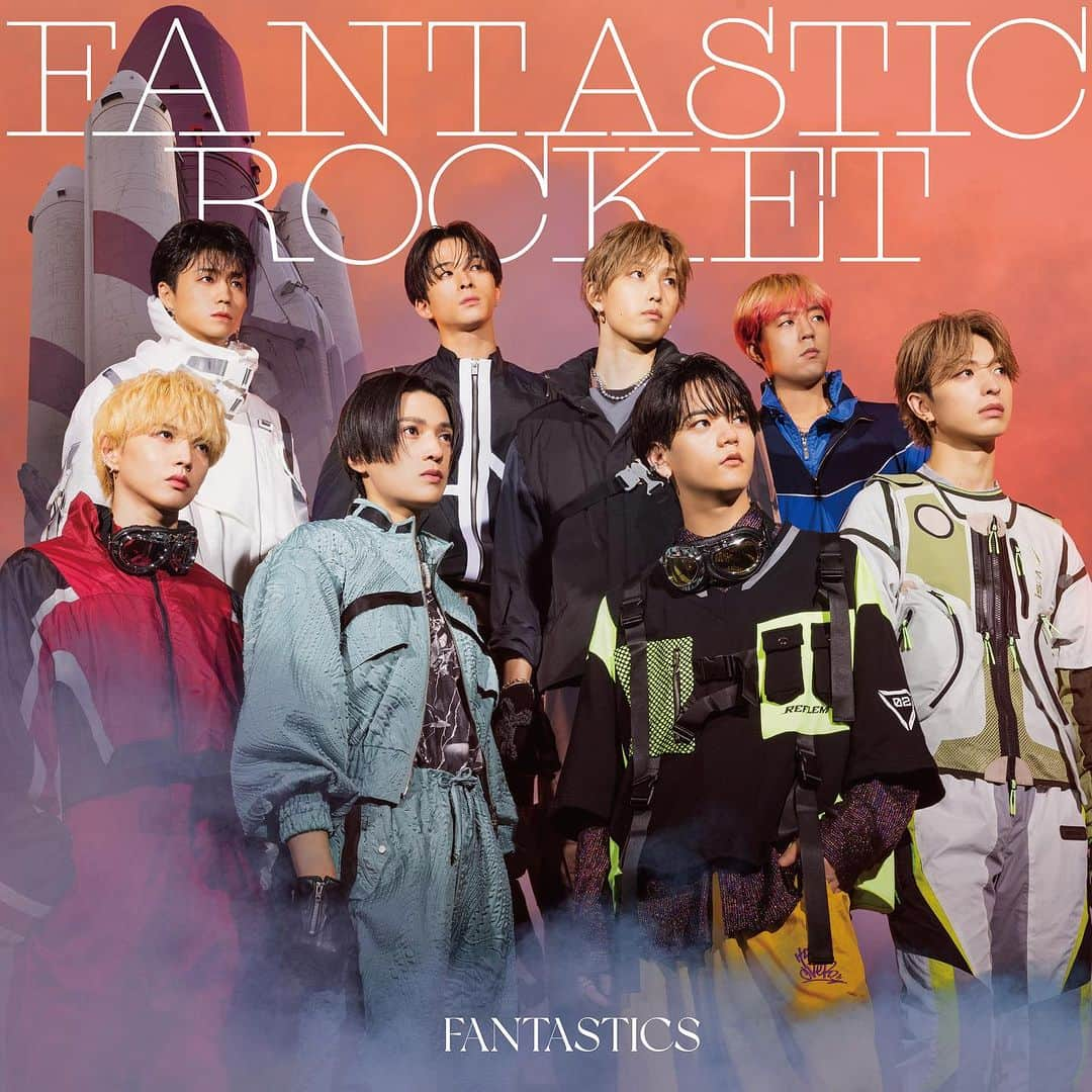 永瀬由衣のインスタグラム：「FANTASTICS 3rd Album "FANTASTIC ROCKET" Art Work🚀💫 アー写や個人アー写も是非見てください🪐 12.5 RELEASE!!  AD : YUI NAGASE #babyoctopus PH : AKIKO ISOBE @akikoisobe  ST : AI SUGANUMA @aisuganuma  SET : #chihirosakuraba PRODUCER : CHIHIRO KOBAYASHI @9chippy  #fantastics #fantastickrocket」