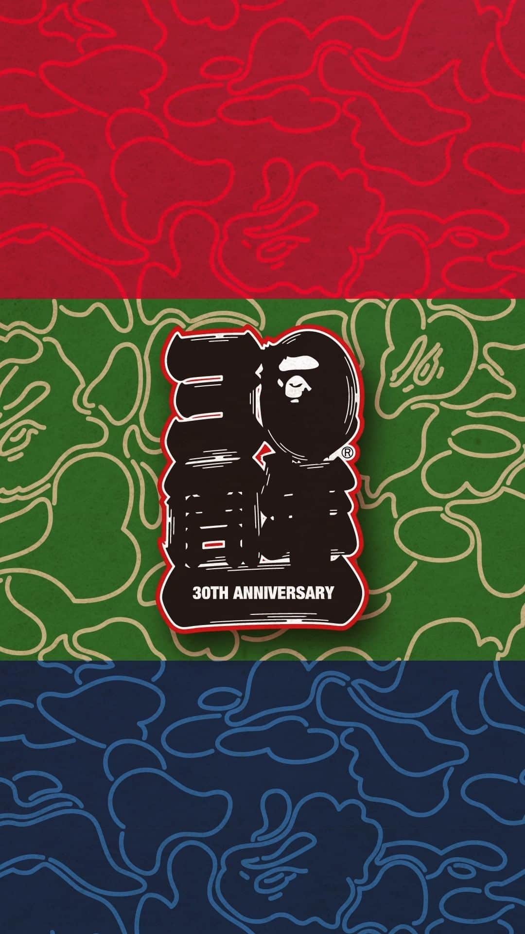 ア ベイシング エイプのインスタグラム：「This year A BATHING APE® celebrates its 30th anniversary.   Special items celebrating the 30th anniversary  will be available at A BATHING APE® authorized stores and BAPE.COM Saturday, November 11th.   #bape #abathingape #bape30th」