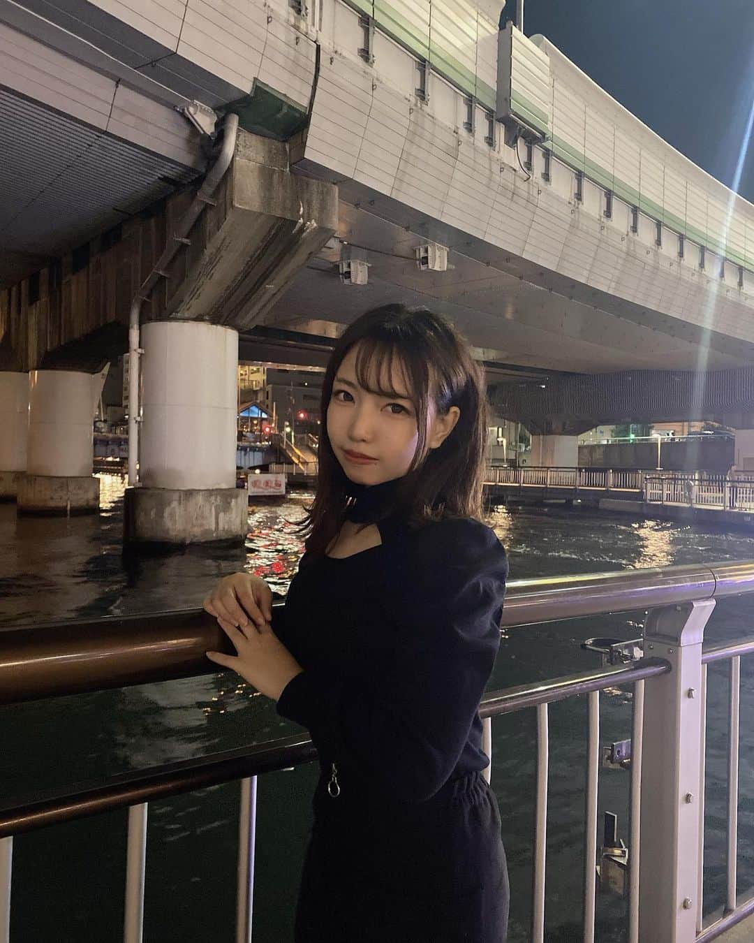 枡川茉衣のインスタグラム：「話題の道頓堀で撮ったやつ💜」