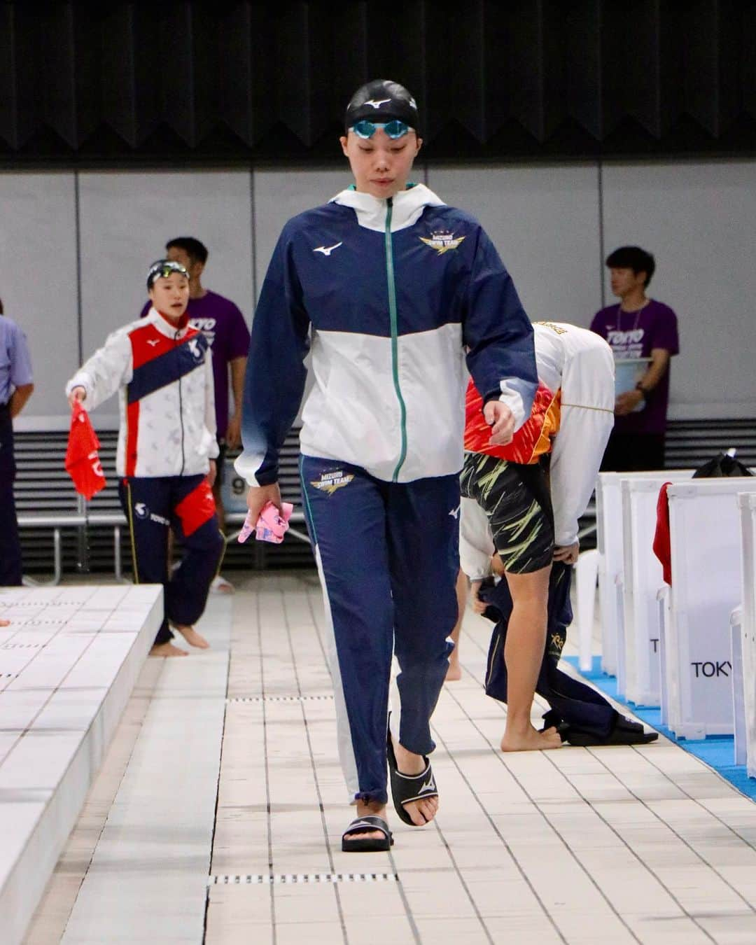 青木玲緒樹のインスタグラム：「📸  #mizuno#mizunoswim#mizunoswimteam#ミズノ#ミズノスイム#ミズノスイムチーム#東京スイミングセンター#東京スイミングセンター優秀選手招待記録会#アクアティクスセンター」