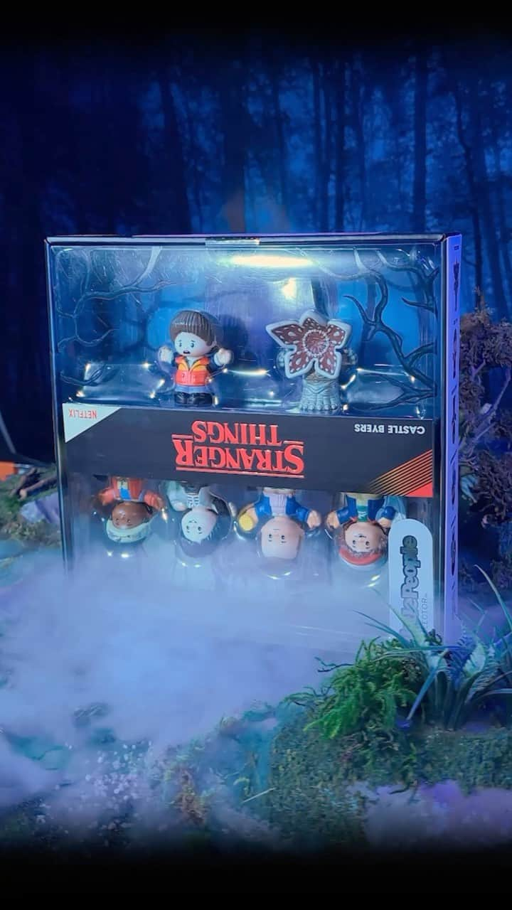 Mattelのインスタグラム：「You won’t need to go to the Upside Down to add the Little People Collector™ Stranger Things Castle Byers figuRe set to yoUr collectioN. Available at @amazon now. Link in bio!」